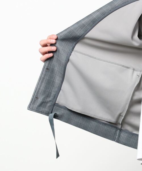 Curly（カーリー）の「＃【CURLY&Co./カーリー】CLIFTON MIL SHIRCKET "Check"（ブルゾン・メンズ・グレー・2/1）」の2枚目の写真