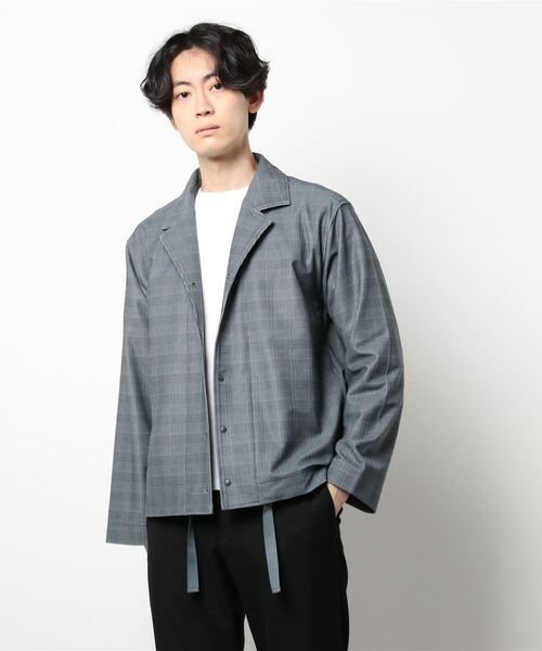 Curly（カーリー）の「＃【CURLY&Co./カーリー】CLIFTON MIL SHIRCKET "Check"（ブルゾン・メンズ・グレー・2/1）」の10枚目の写真