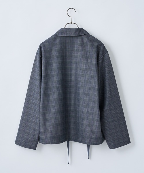 Curly（カーリー）の「＃【CURLY&Co./カーリー】CLIFTON MIL SHIRCKET "Check"（ブルゾン・メンズ・グレー・2/1）」の9枚目の写真