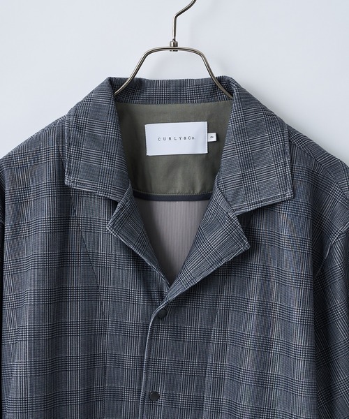 Curly（カーリー）の「＃【CURLY&Co./カーリー】CLIFTON MIL SHIRCKET "Check"（ブルゾン・メンズ・グレー・2/1）」の5枚目の写真