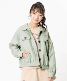 バックレースアップジャケット