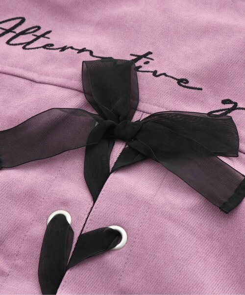 algy(アルジー)の「バックレースアップジャケット(テーラードジャケット・キッズ・アイボリー/ミント/ラベンダー・XX-SMALL/XXX-SMALL/MEDIUM/SMALL/X-SMALL)」の5枚目の写真