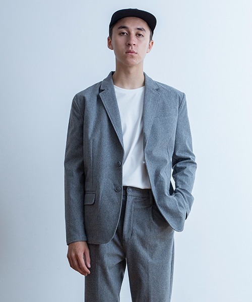 Universal Style Wear(ユニバーサルスタイルウェア)の「Universal Style Wear TEC ワンダーシェープジャケット(テーラードジャケット・メンズ・ネイビー/ブラック/グレー・X-LARGE/LARGE/MEDIUM)」の1枚目の写真