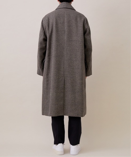 ADAM ET ROPE'(アダムエロペ)の「【HYBRID TWEED】オーバーサイズ ステンカラーコート/軽量性/イージーケア(ステンカラーコート・メンズ・ベージュ・M/L)」の11枚目の写真