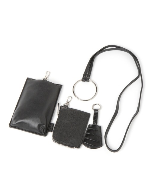 LAKOLE（ラコレ）の「リングマルチショルダーケース / 237998（コインケース・メンズ・ブラック/ベージュ/ブラウン系その他・FREE）」の12枚目の写真