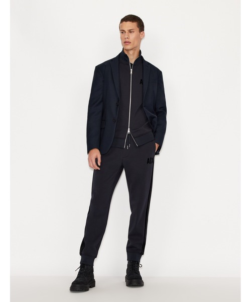 ARMANI EXCHANGE(アルマーニエクスチェンジ)の「【A|X アルマーニ エクスチェンジ】A|Xロゴ ジップアップスウェットトップス(スウェット・メンズ・ネイビー・X-SMALL/MEDIUM/LARGE/X-LARGE/SMALL)」の6枚目の写真