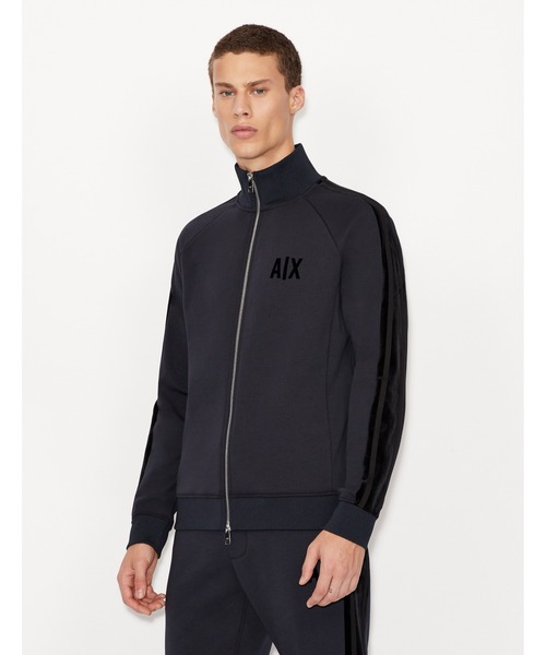 ARMANI EXCHANGE(アルマーニエクスチェンジ)の「【A|X アルマーニ エクスチェンジ】A|Xロゴ ジップアップスウェットトップス(スウェット・メンズ・ネイビー・X-SMALL/MEDIUM/LARGE/X-LARGE/SMALL)」の8枚目の写真