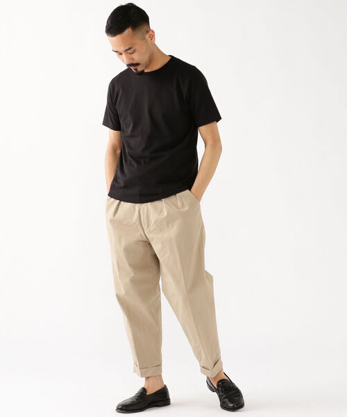 BATONER(バトナー)の「BATONER / パック Tシャツ(Tシャツ/カットソー・メンズ・ホワイト/ブラック・1/3/4/2)」の3枚目の写真