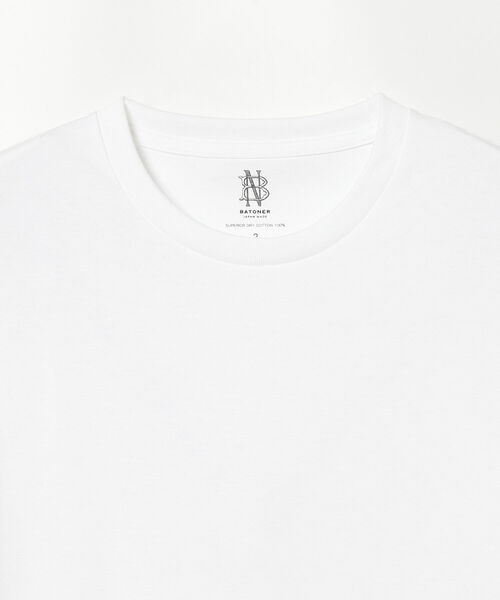 BATONER(バトナー)の「BATONER / パック Tシャツ(Tシャツ/カットソー・メンズ・ホワイト/ブラック・1/3/4/2)」の16枚目の写真
