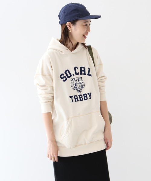 SLOBE IENA(スローブイエナ)の「【MIXTA/ミクスタ】SLOBE別注 スウェットパーカー【洗濯機洗い可】◆(パーカー・レディース・ナチュラル/グリーン・FREE)」の5枚目の写真