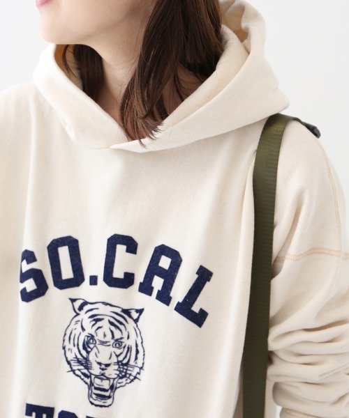 SLOBE IENA(スローブイエナ)の「【MIXTA/ミクスタ】SLOBE別注 スウェットパーカー【洗濯機洗い可】◆(パーカー・レディース・ナチュラル/グリーン・FREE)」の12枚目の写真