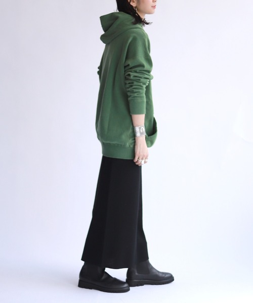 SLOBE IENA(スローブイエナ)の「【MIXTA/ミクスタ】SLOBE別注 スウェットパーカー【洗濯機洗い可】◆(パーカー・レディース・ナチュラル/グリーン・FREE)」の20枚目の写真