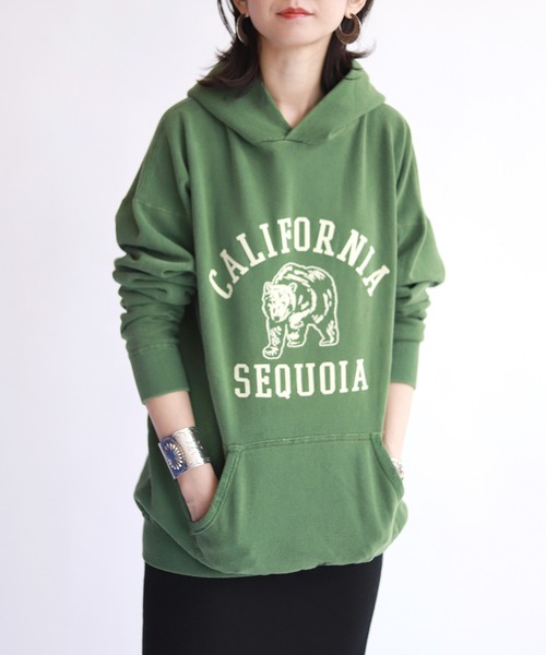 SLOBE IENA(スローブイエナ)の「【MIXTA/ミクスタ】SLOBE別注 スウェットパーカー【洗濯機洗い可】◆(パーカー・レディース・ナチュラル/グリーン・FREE)」の16枚目の写真
