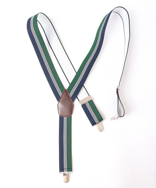 GEVAERT（ゲバルト）の「GEVAERT 35mmY型ボーダーラインサスペンダー（サスペンダー・メンズ・グレー系その他/グリーン系その他/レッド系その他・FREE）」の3枚目の写真