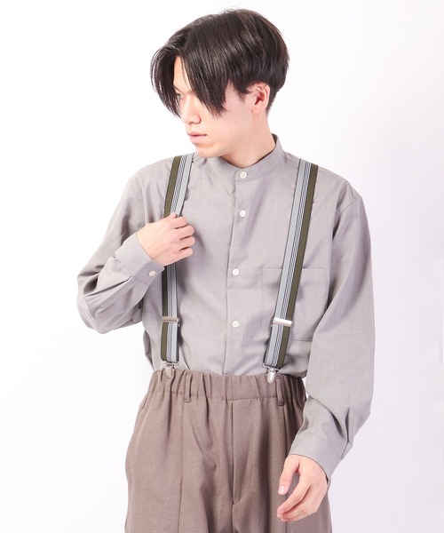 GEVAERT（ゲバルト）の「GEVAERT 35mmY型ボーダーラインサスペンダー（サスペンダー・メンズ・グレー系その他/グリーン系その他/レッド系その他・FREE）」の13枚目の写真