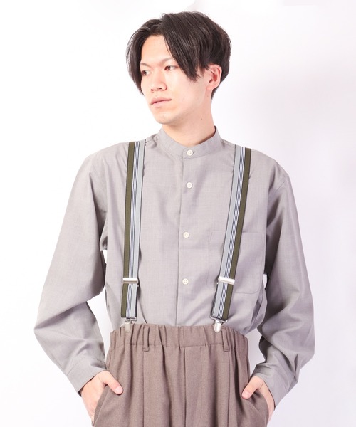 GEVAERT（ゲバルト）の「GEVAERT 35mmY型ボーダーラインサスペンダー（サスペンダー・メンズ・グレー系その他/グリーン系その他/レッド系その他・FREE）」の11枚目の写真
