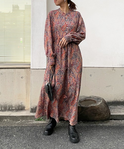 DouDou（ドゥドゥ）の「ペイズリー柄ワンピース（ワンピース）」 - WEAR