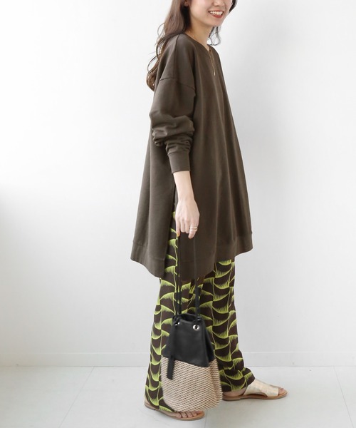 JOURNAL STANDARD relume(ジャーナルスタンダード レリューム)の「【STAR&STRIPE】CREW SLIT:カットソー◆(Tシャツ/カットソー・レディース・ベージュ/ブラック/オレンジ/グリーン/ブラウン・MEDIUM)」の7枚目の写真
