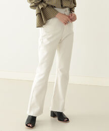 BeAMS DOT | 【WEB限定】BeAMS DOT / レースアップ ハイウエストデニムパンツ(その他パンツ)