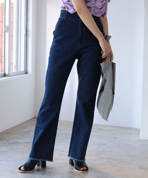 BeAMS DOT(ビームスドット)の「【WEB限定】BeAMS DOT / レースアップ ハイウエストデニムパンツ(その他パンツ・レディース・インディゴブルー/その他/ホワイト系その他5・SMALL/MEDIUM)」の11枚目の写真