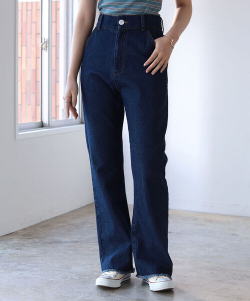 BeAMS DOT(ビームスドット)の「【WEB限定】BeAMS DOT / レースアップ ハイウエストデニムパンツ(その他パンツ・レディース・インディゴブルー/その他/ホワイト系その他5・SMALL/MEDIUM)」の13枚目の写真