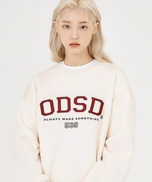 ODD STUDIO(オッドスタジオ) /ODSD APPLIQUE LOGO SWEAT SHIRTS/ロゴ クルーネック スウェット