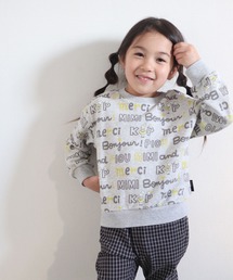 KP | 【日本製】ロゴ＆mimiちゃんプリントミニ裏毛トレーナー(100-130cm)(スウェット)