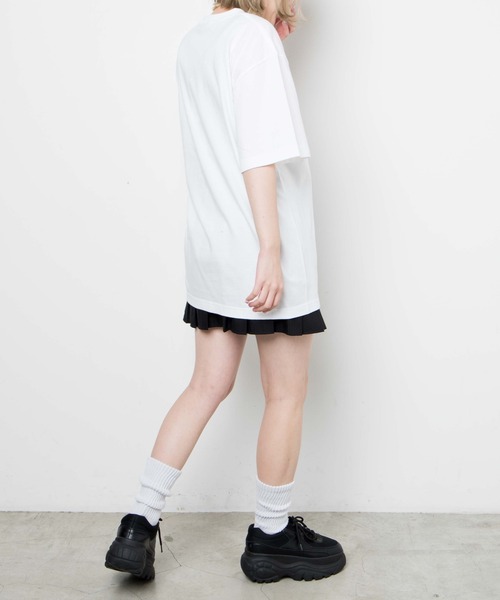 WEGO GRAPHICS(ウィゴーグラフィックス)の「WEGO /放課後アート部 互田 T(Tシャツ/カットソー・メンズ・ホワイト/ブラック・MEDIUM/LARGE/X-LARGE)」の10枚目の写真