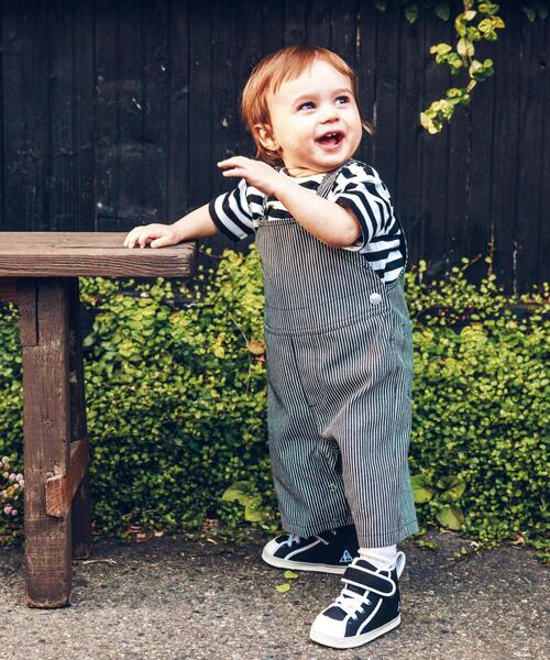 agnes b.(アニエスベー)の「ベビー agnes b. × le coq sportif スニーカー(スニーカー・キッズ・ブラック・1/2/4/6/3/5)」の6枚目の写真