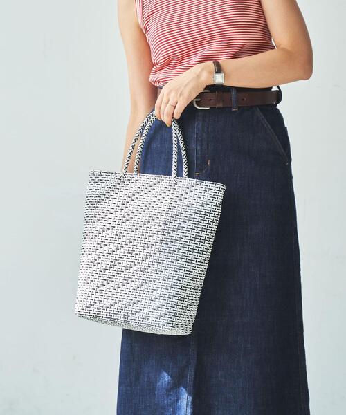 coen(コーエン)の「ハンドメイドBIGメルカドバッグ(かごバッグ・レディース・ホワイト/ベージュ・FREE)」の19枚目の写真