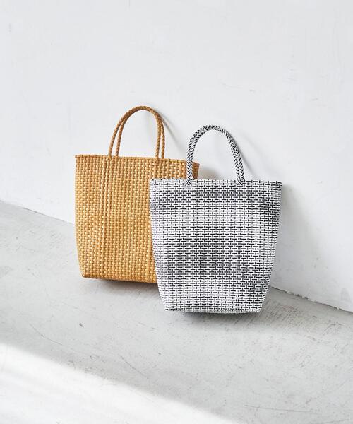 coen(コーエン)の「ハンドメイドBIGメルカドバッグ(かごバッグ・レディース・ホワイト/ベージュ・FREE)」の12枚目の写真