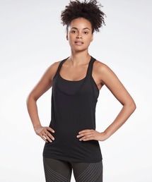 Reebok - リーボック ヘザーブラウン タンクトップ Reebok（リーボック）の「Heather Brownロングブラ（タンク