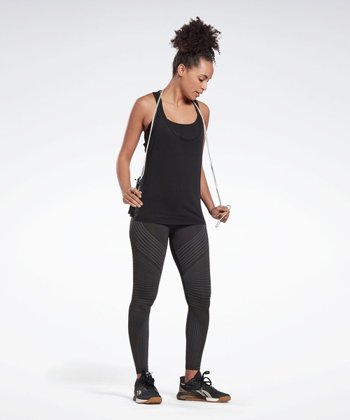 Reebok（リーボック）の「コットン レーサー タンクトップ / GB W CTTN RACER TANK VCTR（タンクトップ・レディース・ブラック/ネイビー/ホワイト・LARGE/MEDIUM/SMALL/X-SMALL/X-LARGE/XX-LARGE）」の5枚目の写真