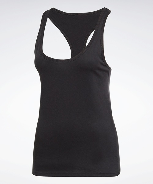 Reebok（リーボック）の「コットン レーサー タンクトップ / GB W CTTN RACER TANK VCTR（タンクトップ・レディース・ブラック/ネイビー/ホワイト・LARGE/MEDIUM/SMALL/X-SMALL/X-LARGE/XX-LARGE）」の8枚目の写真