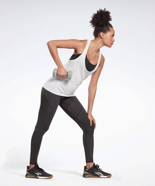 Reebok（リーボック）の「コットン レーサー タンクトップ / GB W CTTN RACER TANK VCTR（タンクトップ・レディース・ブラック/ネイビー/ホワイト・LARGE/MEDIUM/SMALL/X-SMALL/X-LARGE/XX-LARGE）」の10枚目の写真