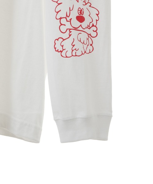 Candy Stripper（キャンディストリッパー）の「FUNNY PUPPY L/S Tシャツ（Tシャツ/カットソー・レディース・ブラック/オフホワイト/グリーン・2）」の13枚目の写真