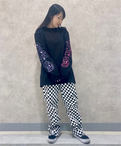 Candy Stripper（キャンディストリッパー）の「FUNNY PUPPY L/S Tシャツ（Tシャツ/カットソー・レディース・ブラック/オフホワイト/グリーン・2）」の22枚目の写真