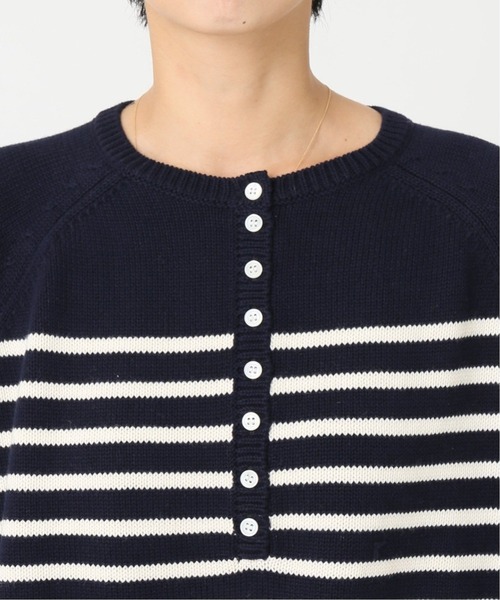 JOURNAL STANDARD relume（ジャーナルスタンダード　レリューム）の「コットンパネルボーダーニットプルオーバー◆（ニット/セーター・レディース・ホワイト/レッド/イエロー・FREE）」の21枚目の写真