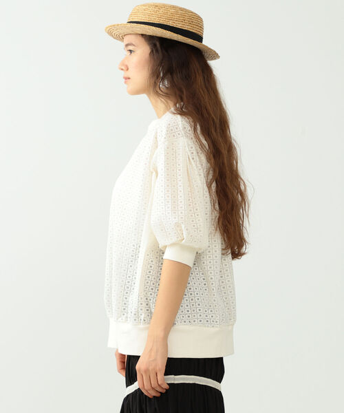 YU-U × CAROLINA GLASER 小さ コラボ スエット プルオーバー 