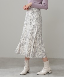 N.（N. Natural Beauty Basic） | ◆線画プリントマーメイドスカート(スカート)