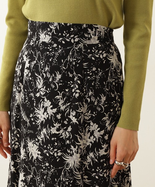 N.(N. Natural Beauty Basic)(エヌエヌナチュラルビューティーベーシック)の「◆線画プリントマーメイドスカート(スカート・レディース・ホワイト系その他/ブラック系その他・MEDIUM)」の14枚目の写真