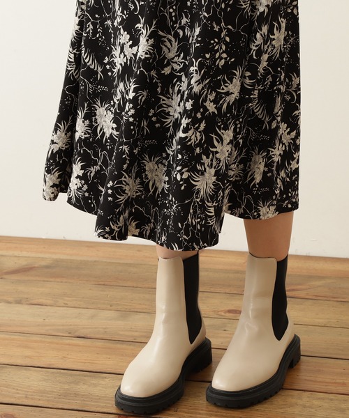 N.(N. Natural Beauty Basic)(エヌエヌナチュラルビューティーベーシック)の「◆線画プリントマーメイドスカート(スカート・レディース・ホワイト系その他/ブラック系その他・MEDIUM)」の16枚目の写真