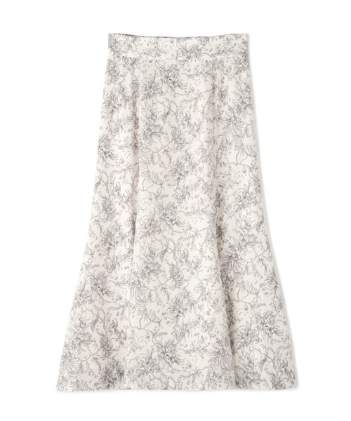 N.(N. Natural Beauty Basic)(エヌエヌナチュラルビューティーベーシック)の「◆線画プリントマーメイドスカート(スカート・レディース・ホワイト系その他/ブラック系その他・MEDIUM)」の17枚目の写真