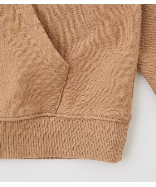 RODEO CROWNS WIDE BOWL（ロデオクラウンズワイドボウル）の「キッズ90 LOGOパーカー（パーカー・キッズ・チャコールグレー/ベージュ/パープル・120/140/110/130）」の9枚目の写真