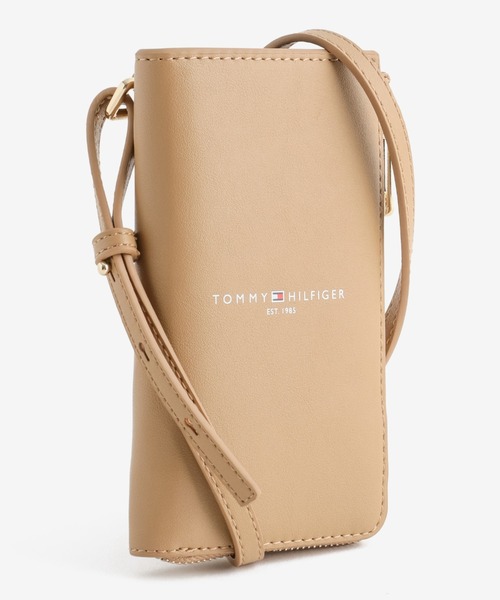 TOMMY HILFIGER（トミーヒルフィガー）の「ショッパーフォンウォレットバッグ（スマホケース/カバー・レディース・ベージュ/コーラル・FREE）」の10枚目の写真