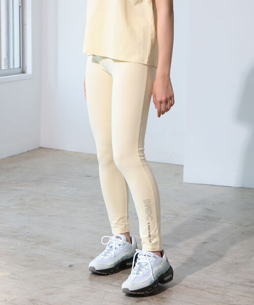 B:MING by BEAMS（ビーミングバイビームス）の「B:MING by BEAMS / ロゴプリント スパッツ（スウェットパンツ・キッズ・ブラック/イエロー系その他・L/M/S）」の2枚目の写真