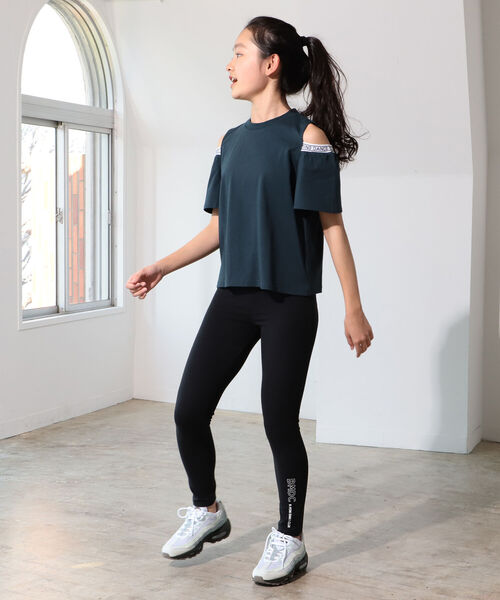 B:MING by BEAMS（ビーミングバイビームス）の「B:MING by BEAMS / ロゴプリント スパッツ（スウェットパンツ・キッズ・ブラック/イエロー系その他・L/M/S）」の8枚目の写真