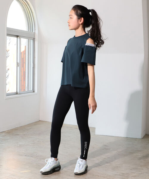 B:MING by BEAMS（ビーミングバイビームス）の「B:MING by BEAMS / ロゴプリント スパッツ（スウェットパンツ・キッズ・ブラック/イエロー系その他・L/M/S）」の9枚目の写真