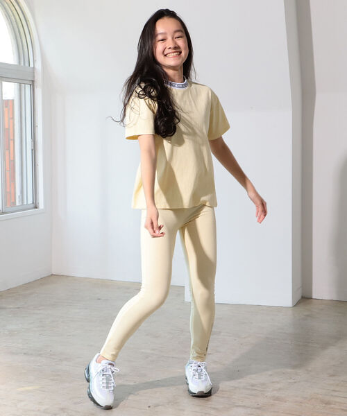 B:MING by BEAMS（ビーミングバイビームス）の「B:MING by BEAMS / ロゴプリント スパッツ（スウェットパンツ・キッズ・ブラック/イエロー系その他・L/M/S）」の12枚目の写真