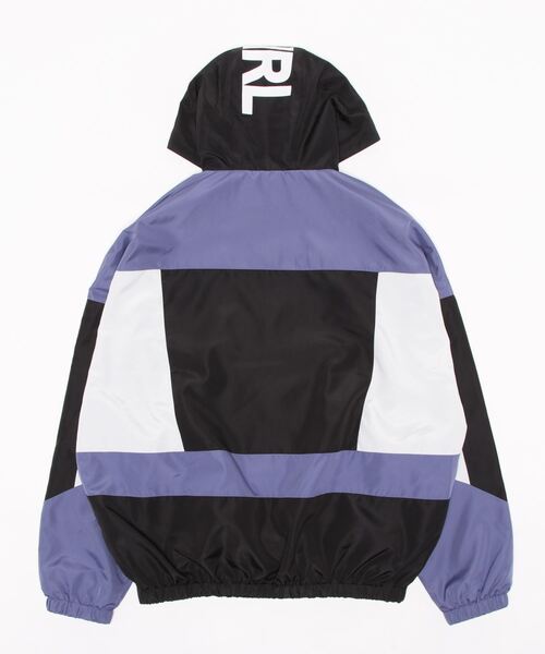 ZIDDY(ジディ)の「ZIDDY/【ニコ☆プチ4月号掲載】フード ロゴ入り カラー 切り替え ジャケット (130~160cm)(ブルゾン・キッズ・ブルー/グリーン・160/150/130/140)」の10枚目の写真